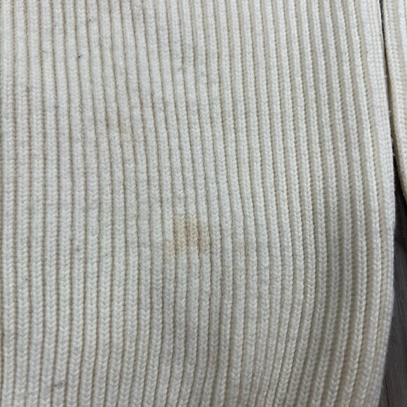 ALTEA Merinos ExtraFine Wool Roll neck Sweater Off White Cream Color Size M - Picture 5 of 13